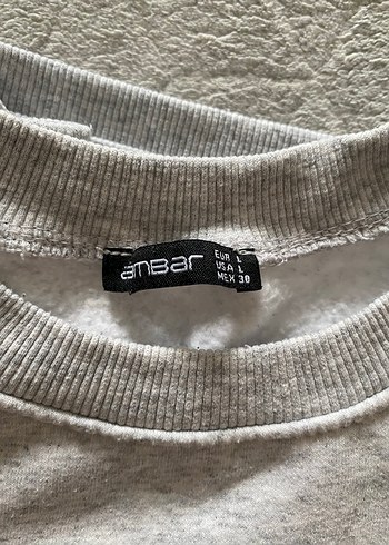 Gri New York Baskılı Salaş Sweatshirt - Görsel 5