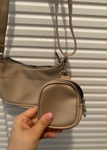 Bej  Kadın Omuz Çantası - Görsel 2
