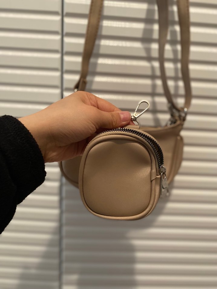 Bej  Kadın Omuz Çantası - Görsel 4
