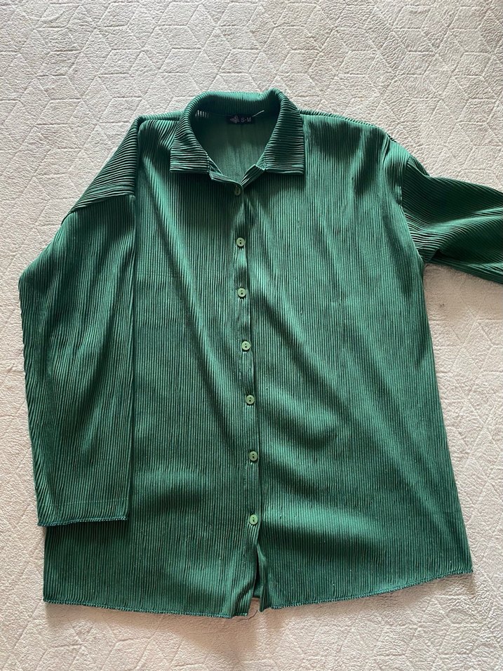 Düğmeli kadın Gömlek - Görsel 2