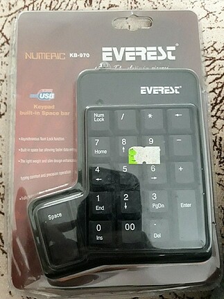 Diğer Everest numerik numeric klavye tuşlar