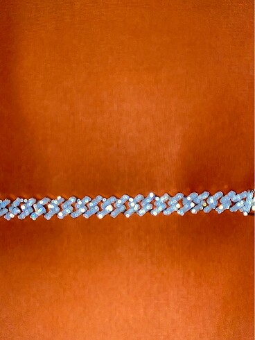 Beden gri Renk Cuban Chain z Model Kolye-Bileklik Set