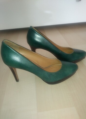 Nine west marka yeşil sitiletto
