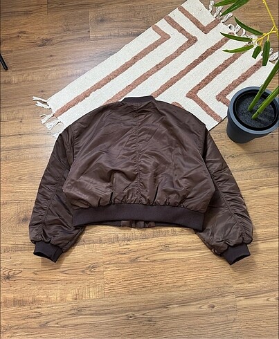 s Beden kahverengi Renk Pull&Bear Kahverengi Bomber Ceket