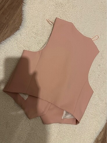 xs Beden Zara Pembe Yelek