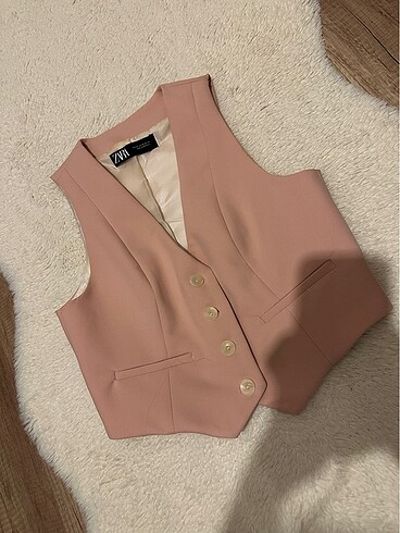 Zara Zara Pembe Yelek