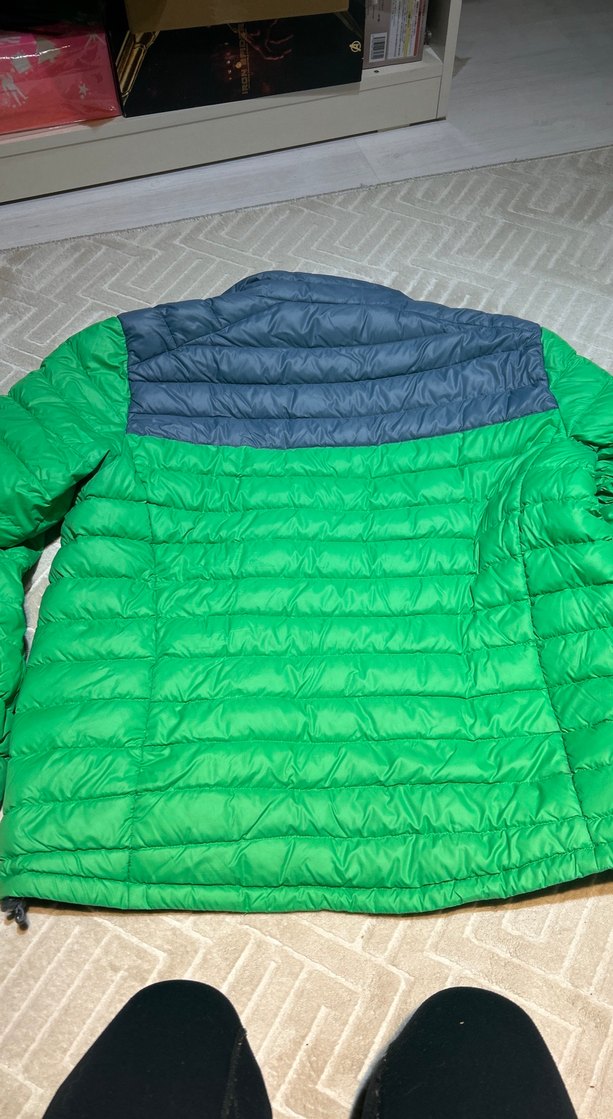 Erkek  Yeşil Fermuarlı Mont - Görsel 5