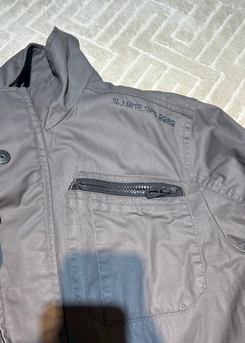 Gri Erkek Günlük Fermuarlı Ceket - Görsel 4