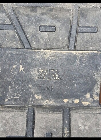 41 Beden Zara Postal Bot Siyah 41 no
