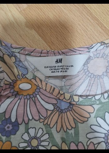 Kız Çocuk Desenli Pamuklu Elbiseler - Görsel 8