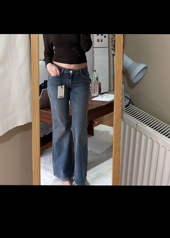 Bershka Low Waist Boot Cut Jean Bershka