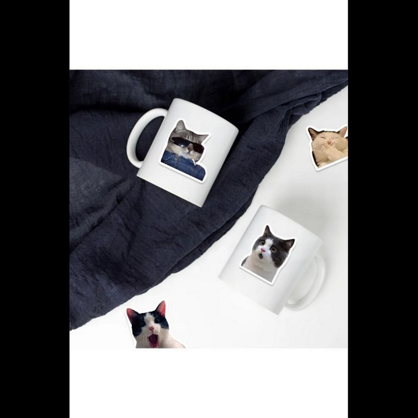 25 adet kedi sticker seti - Görsel 3