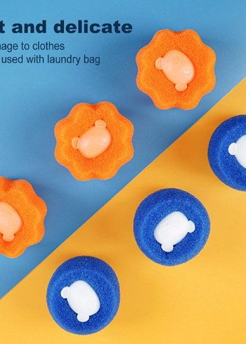 4 adet çamaşır makinesi tüy toplama topu - Görsel 4