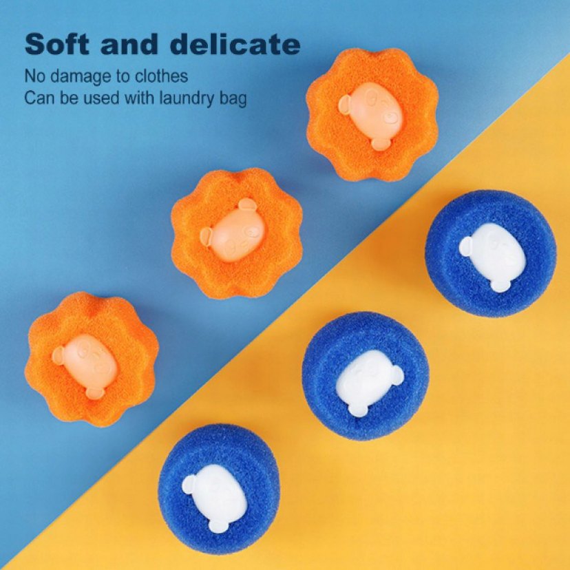 4 adet çamaşır makinesi tüy toplama topu - Görsel 4