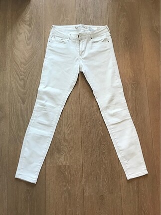 Zara Beyaz skinny pantolon