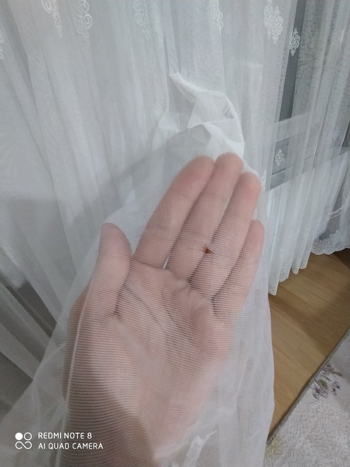 brillant sık pile tül perde - Görsel 5