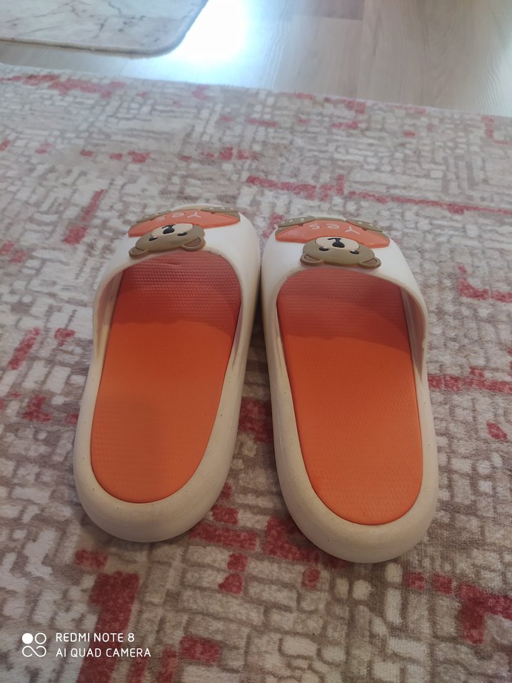 Ayıcık Desenli terlik - Görsel 3