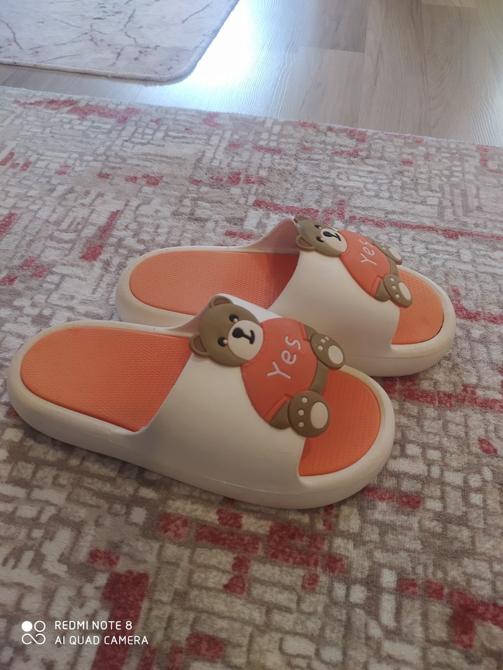 Ayıcık Desenli terlik - Görsel 2