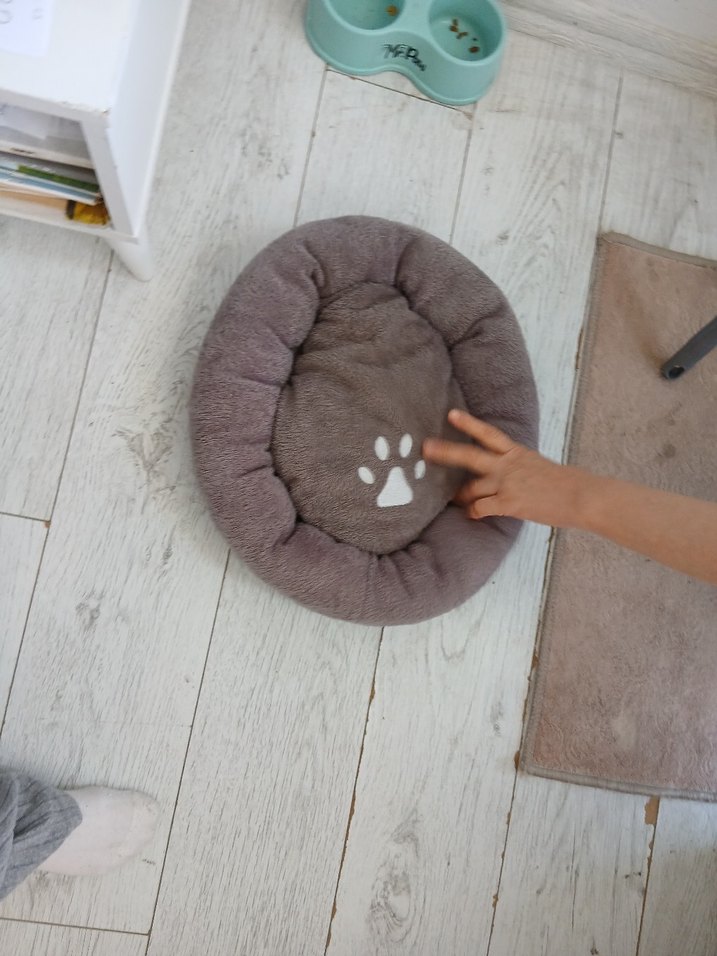 Kahverengi Yumuşak Kedi Yatağı - Görsel 2