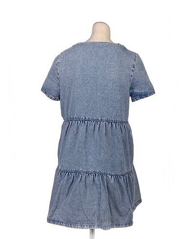 m Beden Denim Elbise