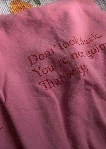 Diğer Pembe Kapüşonlu Nakışlı Sweatshirt
