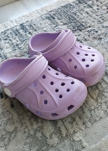 Kız Çocuk Mor Crocs Terlik