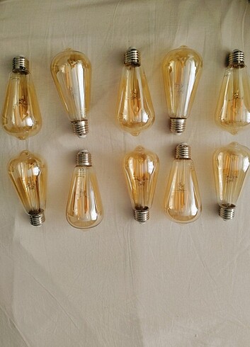 Philips 10lu rustik amber ampul