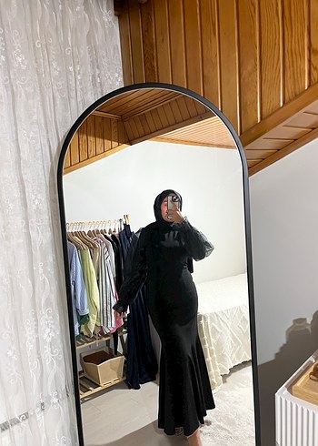 38 Beden SİYAH TESETTÜR ABİYE