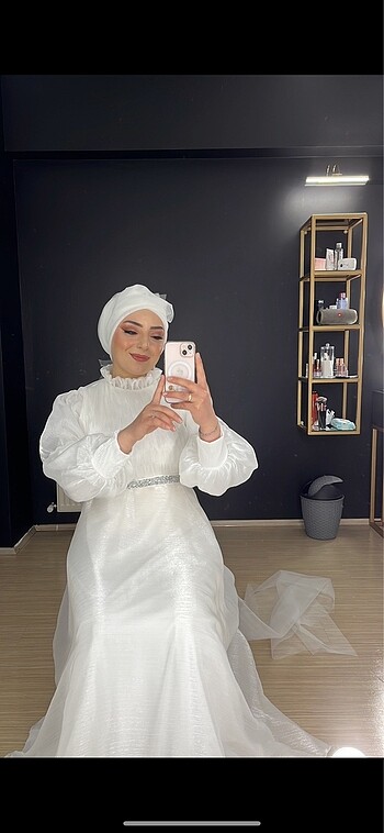 44 Beden Nikah elbisesi tesettür