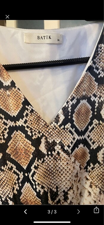 m Beden Batik elbise