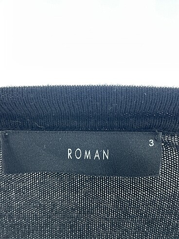 l Beden siyah Renk Roman Marka Bluz %70 İndirimli.