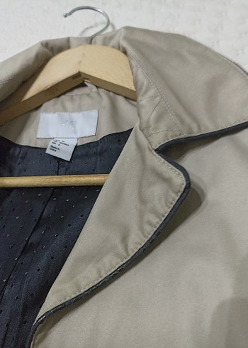 Bej Midi Düğmeli Kadın Trençkot - Görsel 7