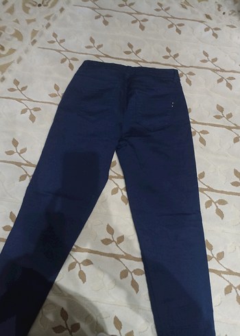 Lacivert Kadın Kumaş Pantolon - Görsel 3