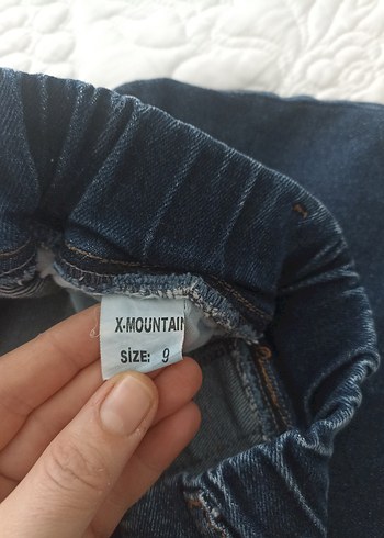 Çocuk Lacivert Bol Kesim Kot Pantolon - Görsel 6