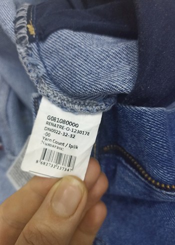 Mavi Midi Boy Erkek Denim Jean - Görsel 5