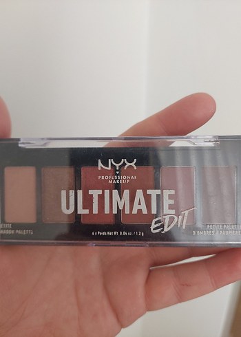 NYX Nyx Ultimate Göz Farı Paleti - Koyu Bej Tonları