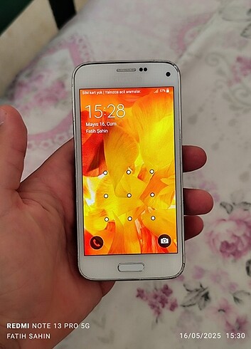 Efsane Galaxy S5 Mini Çok Temiz 
