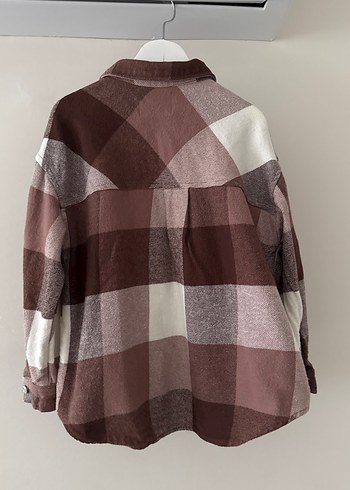 Uzun Kollu Düğmeli Kahverengi Gömlek - Görsel 6