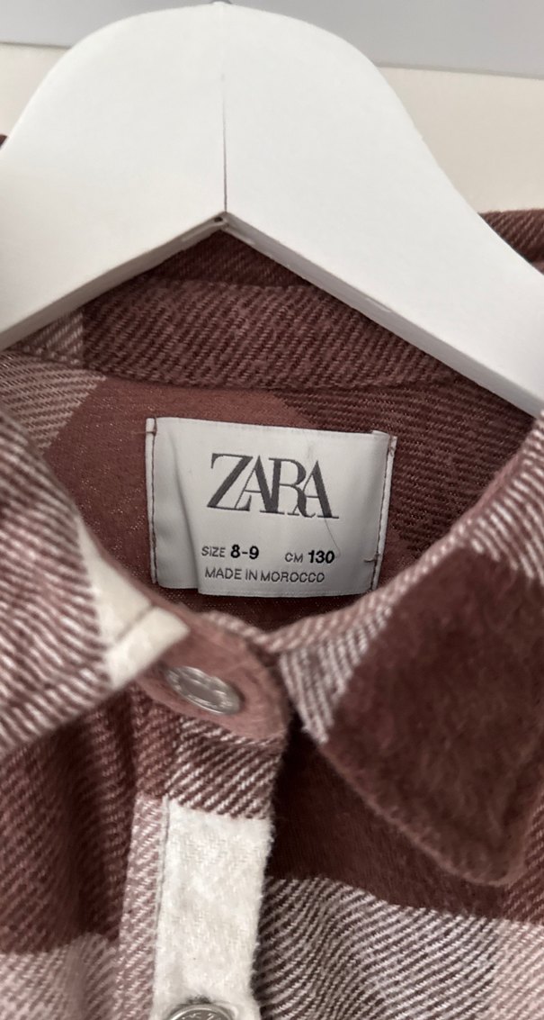 Uzun Kollu Düğmeli Kahverengi Gömlek - Görsel 2