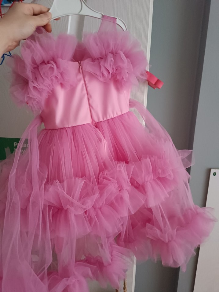 çocuk abiye / tüllü elbise - Görsel 2