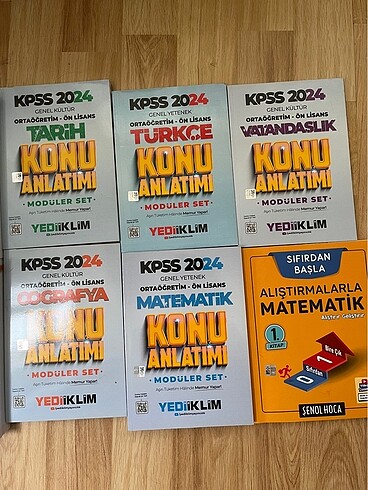 KPSS ortaöğretim kitapları