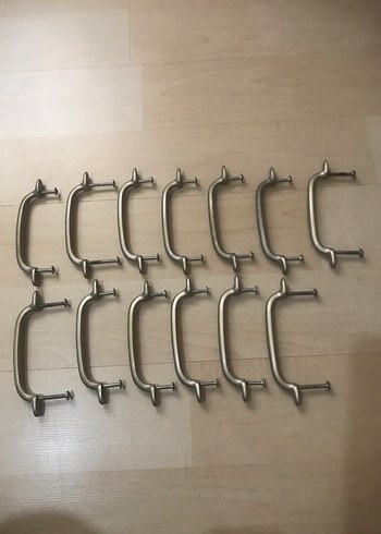 Kelebek Mobilya Marka Bej Metal Mutfak Dolap Kolu