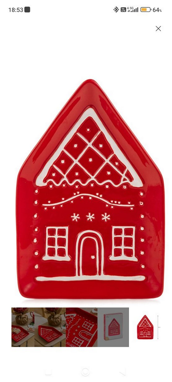 Kırmızı Ev Desenli Kek Kalıbı - Görsel 2