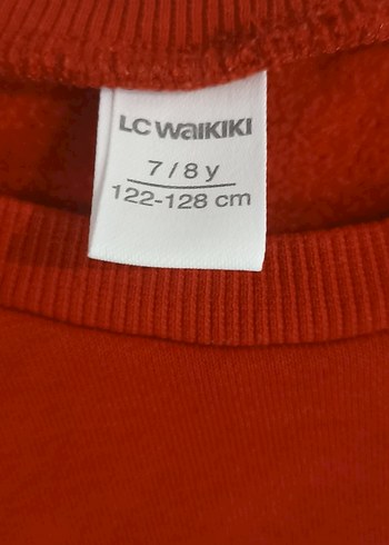 Kırmızı Baskılı Sweatshirt - Görsel 2