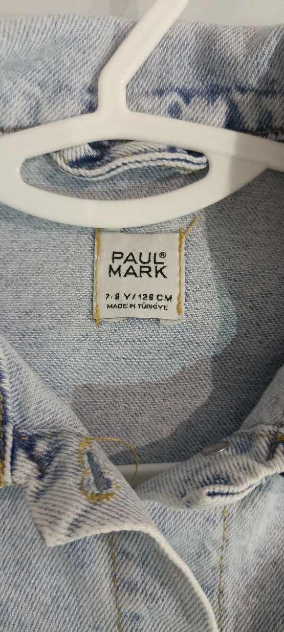 Kız çocuk denim ceket - Görsel 3