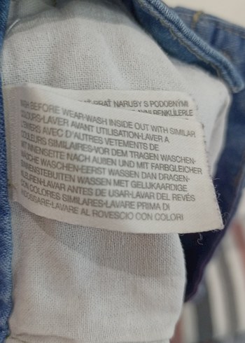 Düğmeli Kız Denim Şort - Görsel 3