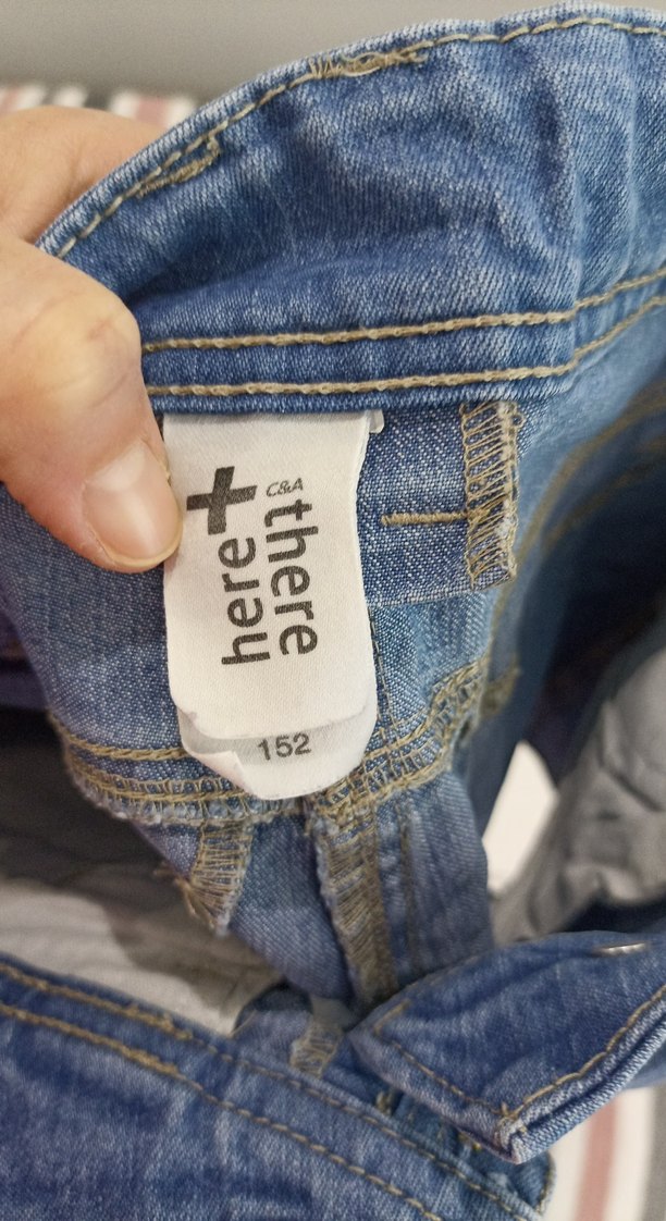 Düğmeli Kız Denim Şort - Görsel 2