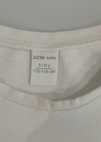 Kız Çocuk Beyaz Uzun Kollu Pamuklu Tişört - Görsel 2