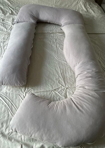 Gri Emzirme ve Hamilelik Yastığı - Görsel 2