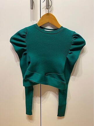 Yeşil crop top